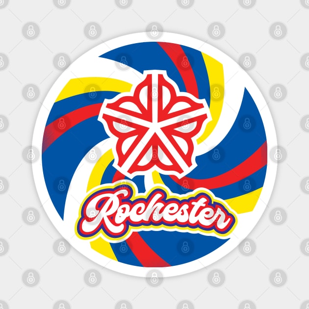 Officially Licensed 1970s Rochester Magnet by patrickkingart